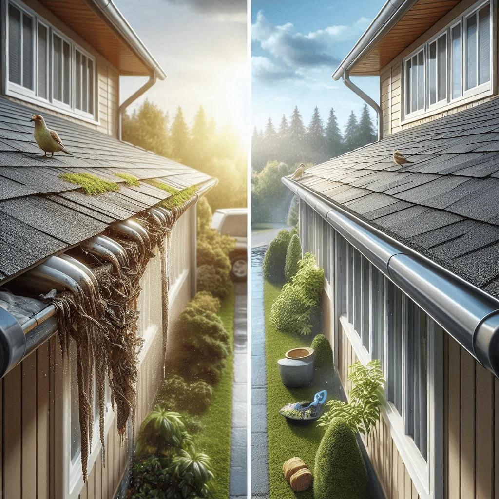 Residential gutter cleaning service in Chattanooga Tennessee